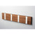 Knax Horizontal Wood Coat Hook Coat Hooks Loca walnut oiled 4 hook Aluminum