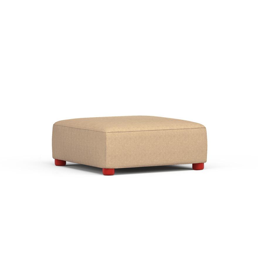 Barber & Osgerby Ottoman - Medium ottomans Knoll Red Hourglass – Flax 