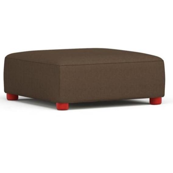 Barber &amp; Osgerby Ottoman - Medium ottomans Knoll Red Hourglass - Mocha 