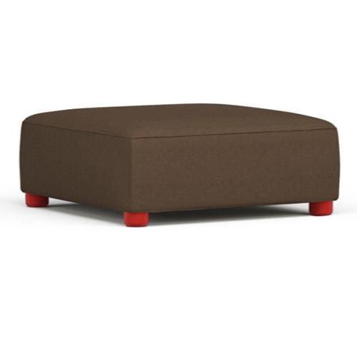 Barber &amp; Osgerby Ottoman - Small ottomans Knoll Red Hourglass - Mocha 