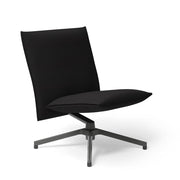 Pilot by Knoll™ - Low Back Lounge Chair lounge chair Knoll Dark Grey Painted Delite fabric - Onyx 