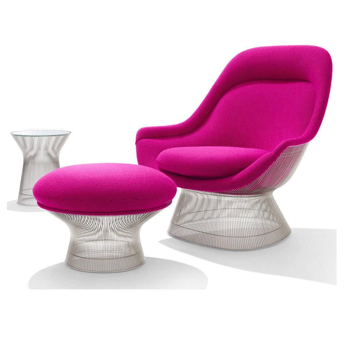 Platner Easy Chair and Ottoman lounge chair Knoll 