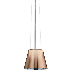Ktribe S2 Suspension Lamp hanging lamps Flos Aluminized Bronze Halogen 