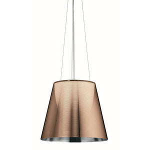 Ktribe S3 Suspension Lamp hanging lamps Flos Aluminized Bronze Halogen 
