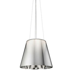 Ktribe S3 Suspension Lamp hanging lamps Flos Aluminized Silver Halogen 