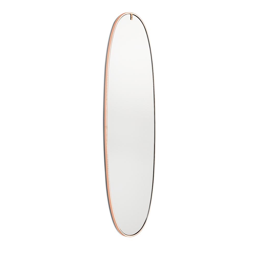 La Plus Belle - Wall-Mounted Mirror with Integrated LED lights wall / ceiling lamps Flos Copper Plug-in 