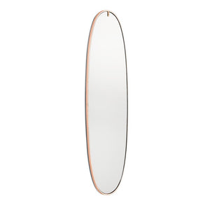La Plus Belle - Wall-Mounted Mirror with Integrated LED lights wall / ceiling lamps Flos Copper Plug-in 