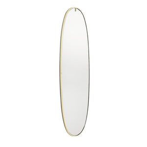 La Plus Belle - Wall-Mounted Mirror with Integrated LED lights wall / ceiling lamps Flos Gold Plug-in 