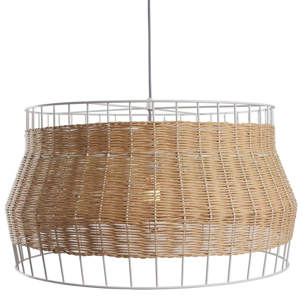 Laika Large Pendant Light hanging lamps BluDot Natural 