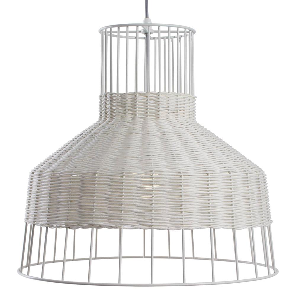 Laika Medium Pendant Light hanging lamps BluDot white 