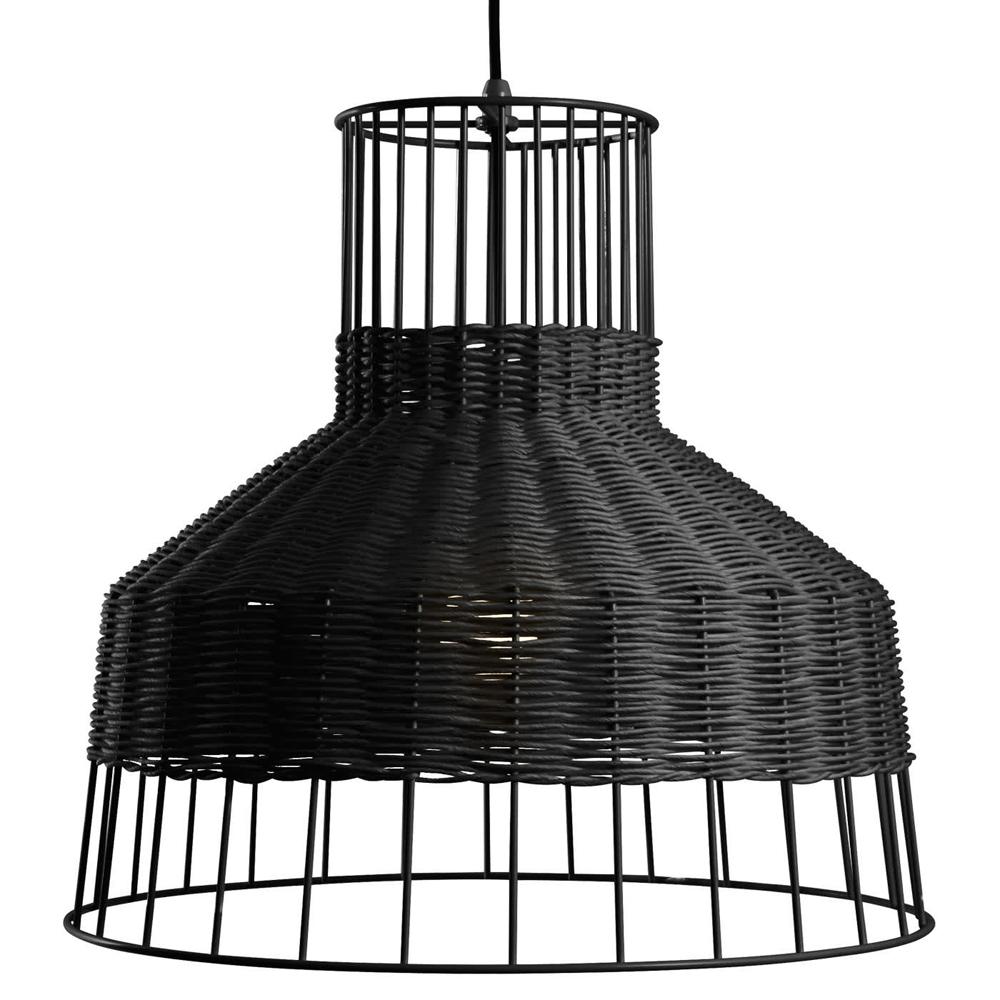 Laika Medium Pendant Light hanging lamps BluDot Black 