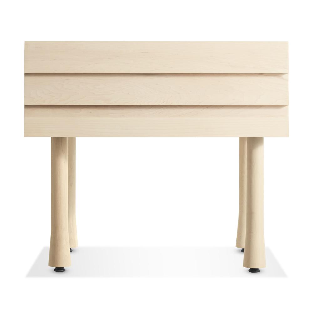 Lap Nightstand storage BluDot Whitewashed Maple / Whitewashed Maple 