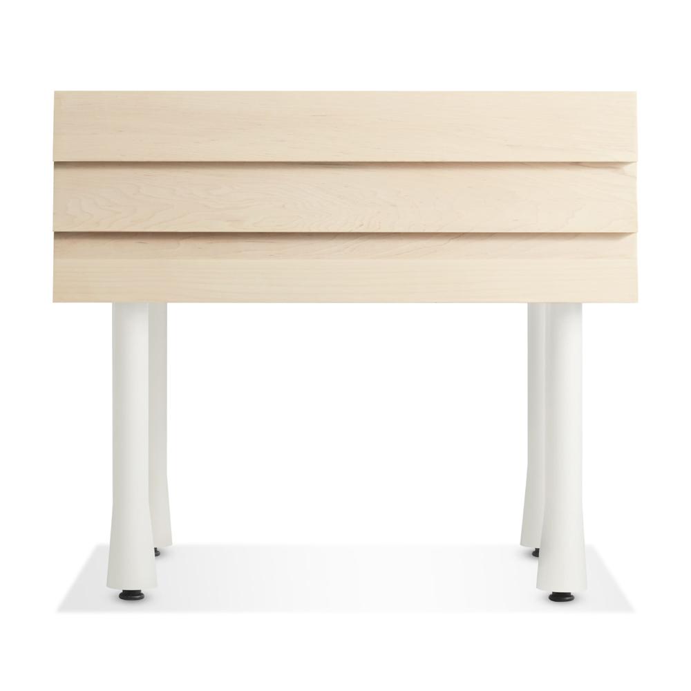 Lap Nightstand storage BluDot Whitewashed Maple / White 