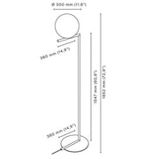 IC F Floor Lamp Floor Lamps Flos 
