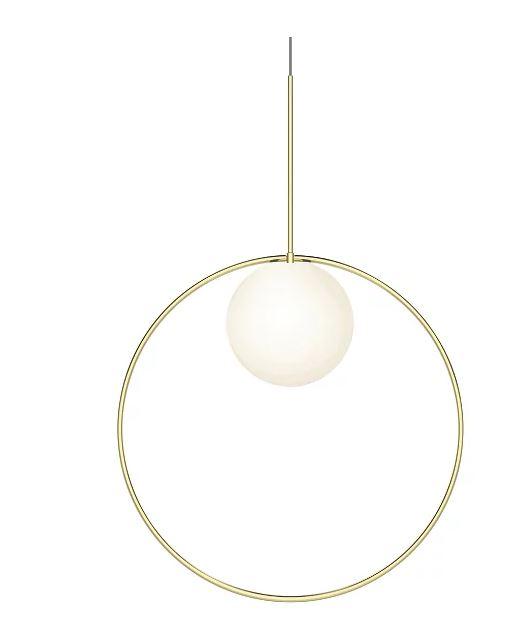 Bola Halo Led Pendant Pendant Lights Pablo Brass 22" 