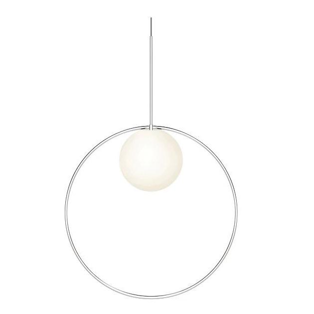 Bola Halo Led Pendant Pendant Lights Pablo Chrome 22" 