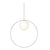 Bola Halo Led Pendant Pendant Lights Pablo Chrome 22" 