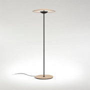 Led-Ginger P Floor Lamp Floor / Ceiling Light Marset Natural Oak / White 