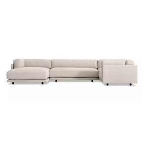 Sunday L Sectional Sofa With Chaise sofa BluDot Left Arm Sanford Linen 