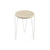 Florence Knoll Hairpin Stacking Table table Knoll Light Ash white powder-coat base 