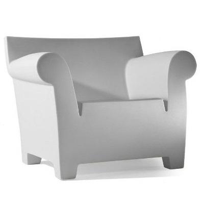 Bubble Club Armchair Outdoors Kartell Light Grey 