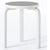 Stool 60 Stools Artek Light Gray Linoleum Seat - Legs Stone White Lacquered +$20.00 