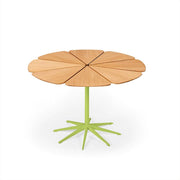 Petal Dining Table Outdoors Knoll Teak Petals +$81.00 Lime Green 