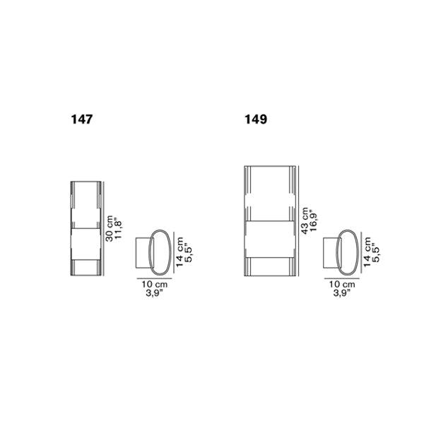 Line Wall Sconce Wall Lights Oluce 