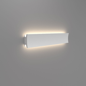Lineacurve LED Wall/Ceiling Light wall / ceiling lamps Artemide 24" Dual Anthracite Grey 3000K-80 CRI