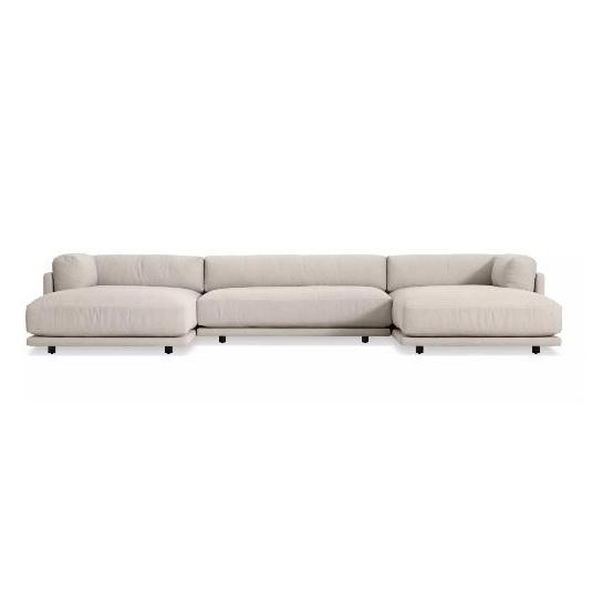 Sunday U-Shaped Sectional Sofa sofa BluDot Sanford Linen 