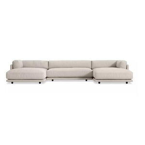 Sunday U-Shaped Sectional Sofa sofa BluDot Sanford Linen 
