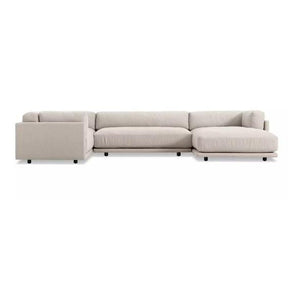 Sunday L Sectional Sofa With Chaise sofa BluDot Right Arm Sanford Linen 