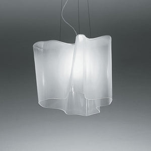 Logico Mini Single Suspension Lamp ceiling lights Artemide Extended Milky White 