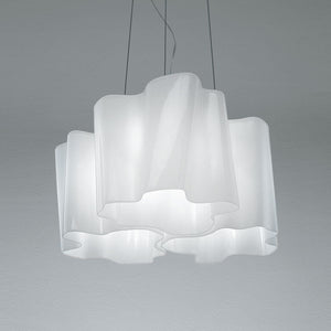 Logico Mini Triple Nested Suspension Lamp suspension lamps Artemide Standard Milky White 