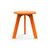 Loll Milk Stool Stools Loll Designs Sunset Orange 