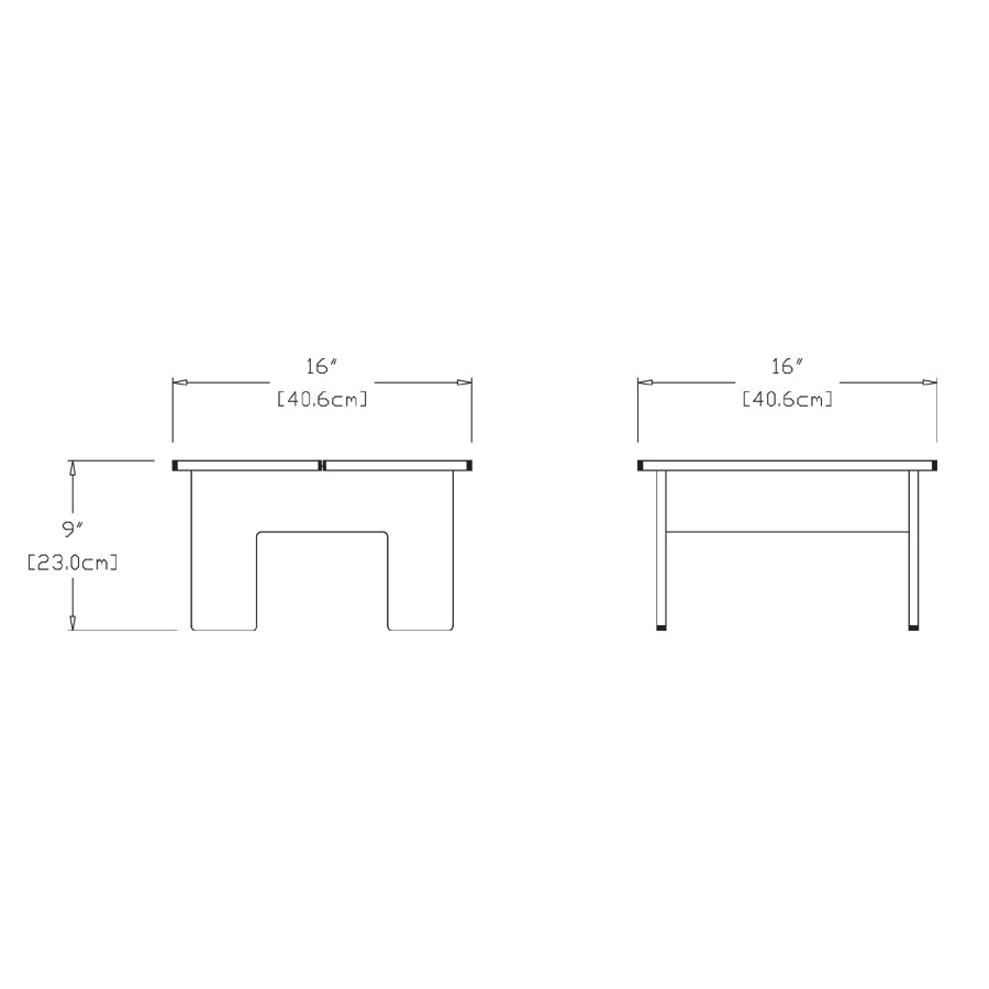 Lollygagger Ottoman/Side Table ottomans Loll Designs 