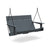 Lollygagger Porch Swing Sofas Loll Designs Charcoal Grey 