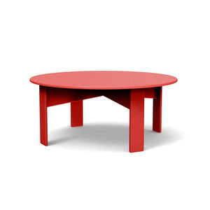 Lollygagger Round Cocktail Table Dining Tables Loll Designs Apple Red 