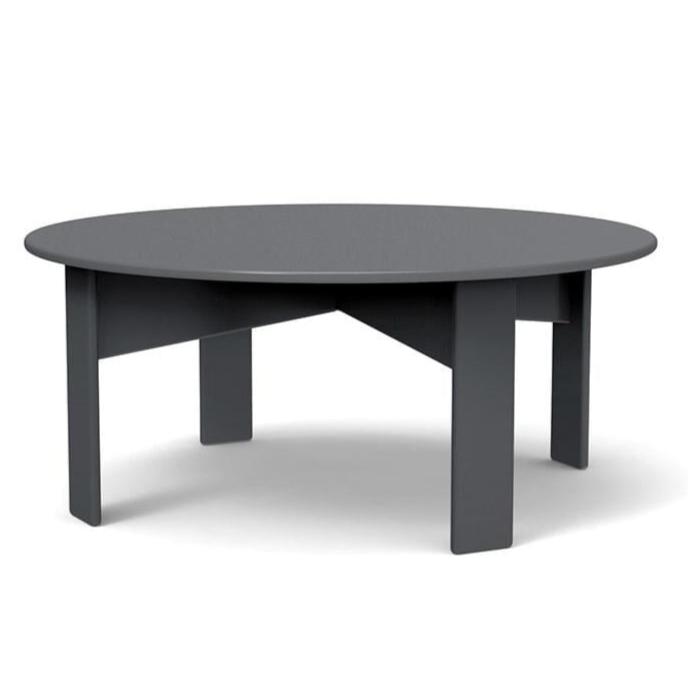 Lollygagger Round Cocktail Table Dining Tables Loll Designs Charcoal Grey 