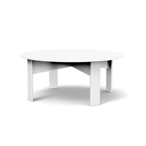 Lollygagger Round Cocktail Table Dining Tables Loll Designs Cloud White 