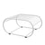 Loop Ottoman ottomans Bend Goods White 