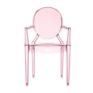 Lou Lou Ghost - Child's Chair kids Kartell Transparent Pink 