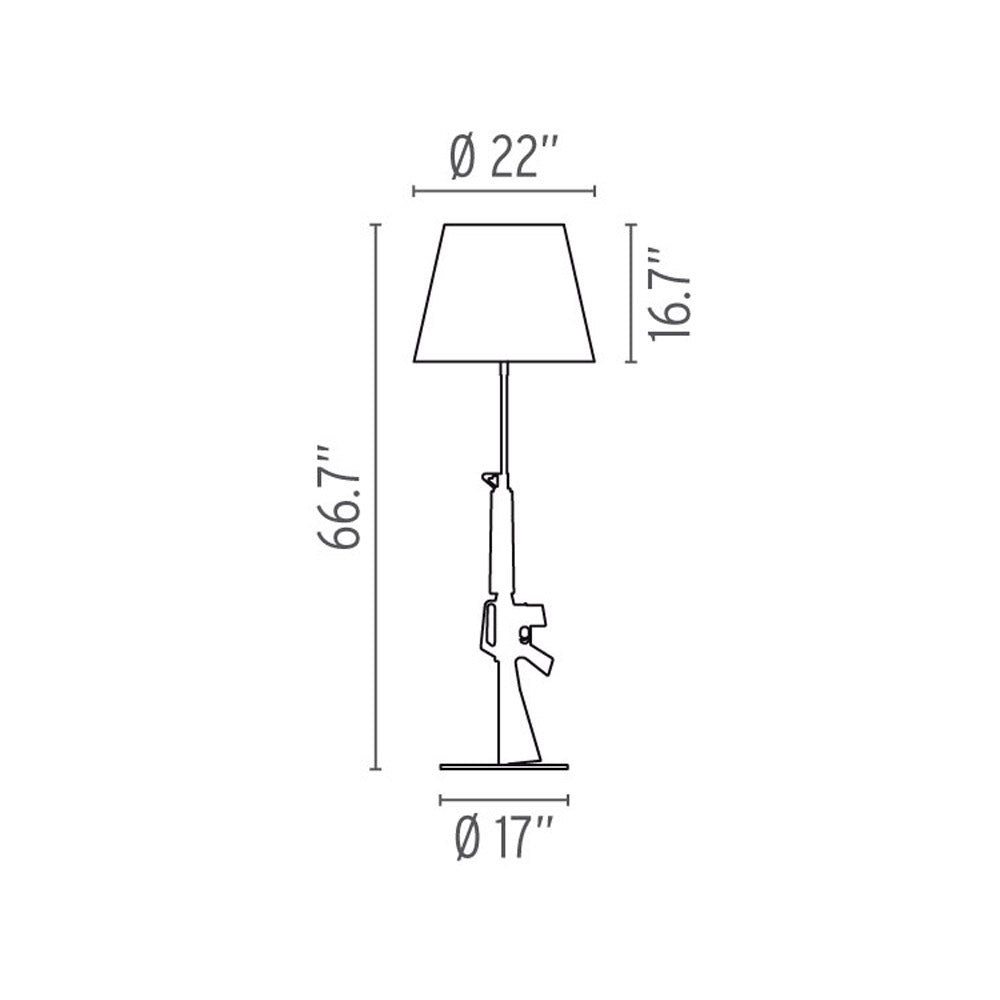 Lounge Gun Lamp Floor Lamps Flos 