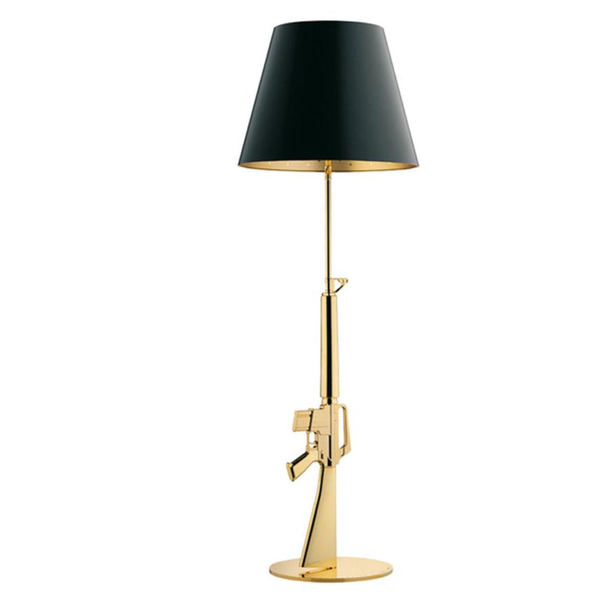 Lounge Gun Lamp Floor Lamps Flos Gold 