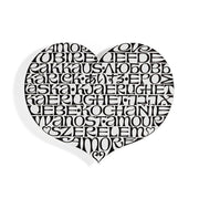 Metal Wall Relief Miscellaneous Vitra International Love Heart 