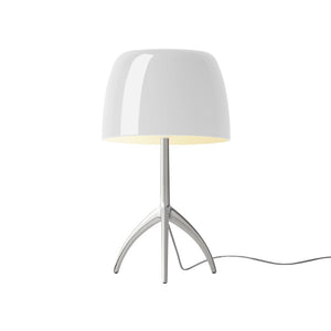 Lumiere Table Lamp Table Lamp Foscarini Large Aluminum White