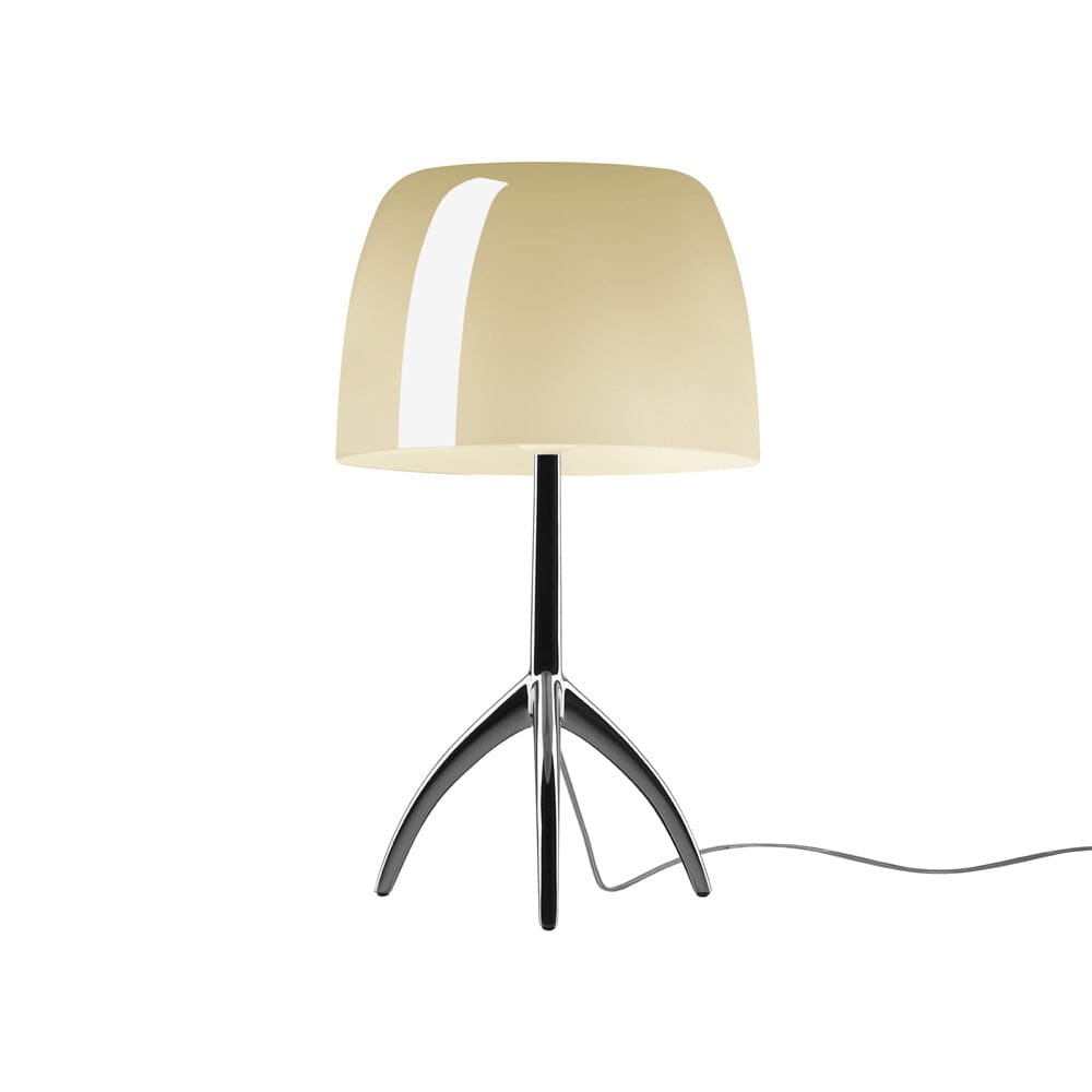 Lumiere Table Lamp Table Lamp Foscarini Large Black Chrome Warm White