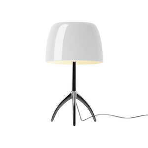 Lumiere Table Lamp Table Lamp Foscarini Large Black Chrome White