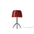 Lumiere Table Lamp Table Lamp Foscarini Small Black Chrome Cherry Red