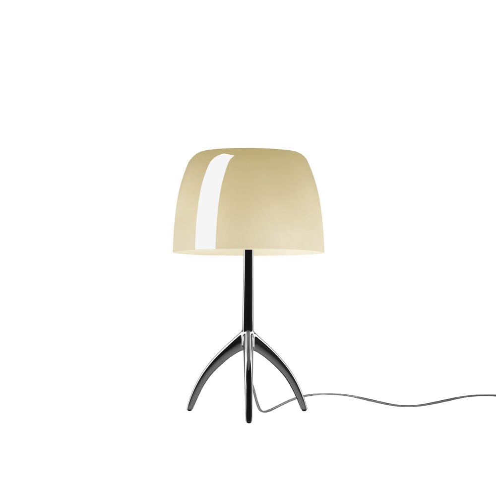 Lumiere Table Lamp Table Lamp Foscarini Small Black Chrome Warm White